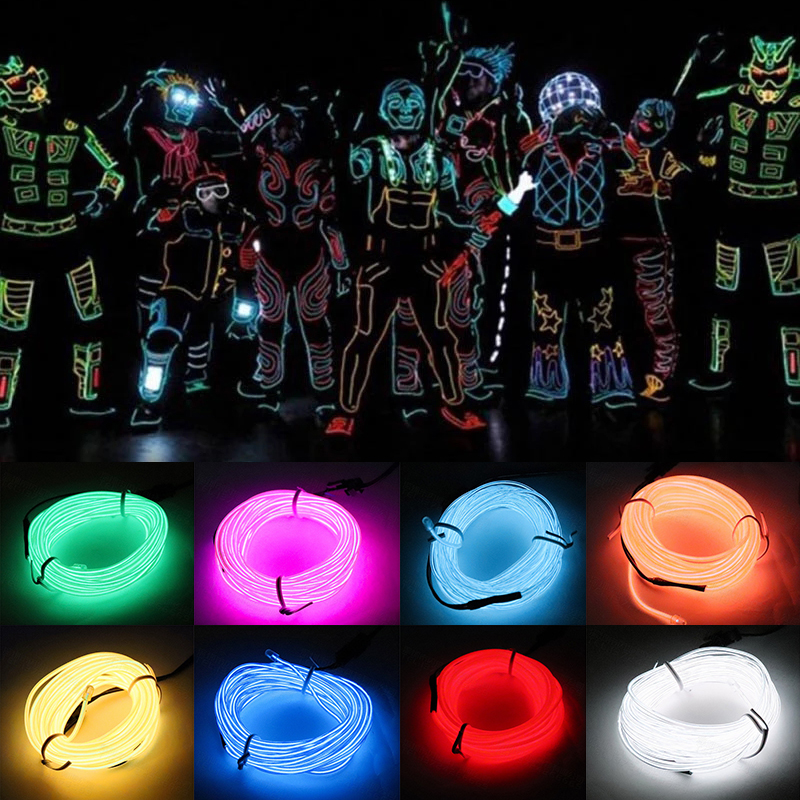 LED Neon Christmas Ball DIY Co - Led El Wire ulasan dan harga