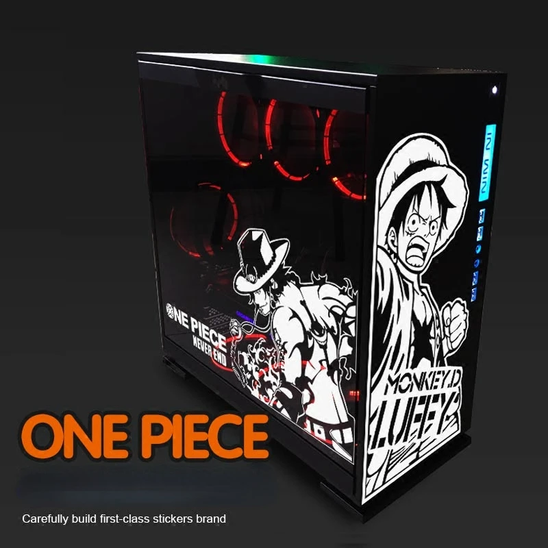 One Piece Anime PC Case Sticke - Cosplay Fire Prop ulasan dan harga