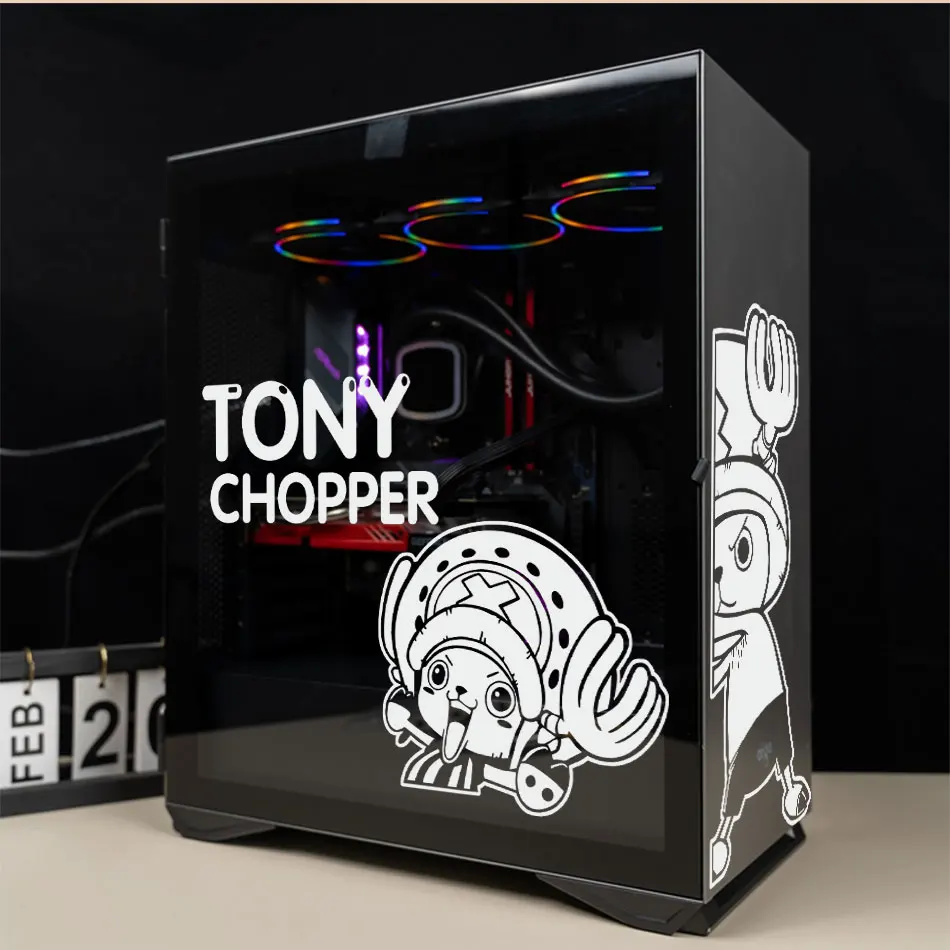 One Piece Anime PC Case Sticke - Cosplay Fire Prop ulasan dan harga