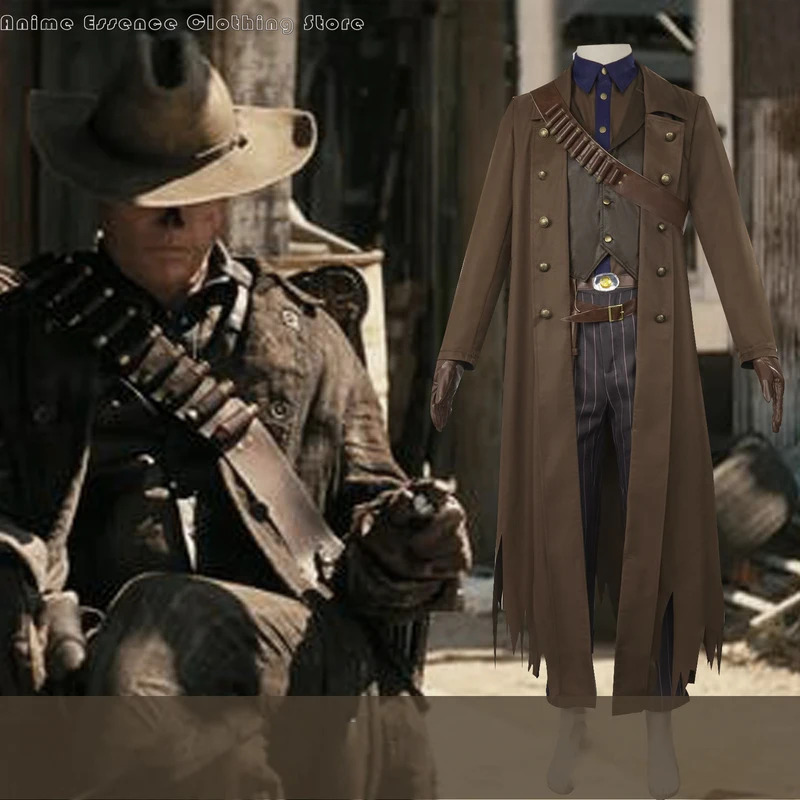 Fall Cos Cooper Howard Uniform - Fallout Cosplay Prop ulasan dan harga